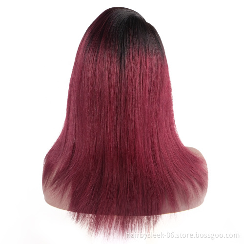 19 inches Lace Front Wigs Hd Transparent Swiss Human Hair Straight 360 Lace Frontal Wig Glueless Brazilian Virgin Full Lace Wig